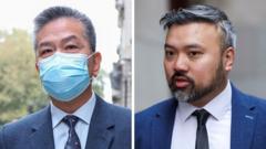 Men on trial accused of 'shadow policing' for China on British soil