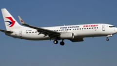 Um avião da China Eastern Airlines caiu nesta segunda-feira