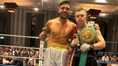 Amateur boxer’s shock at ex-world champion fight