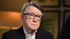 Police carry out searches at Mandelson's addresses
