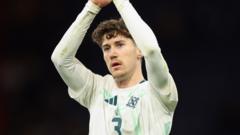 Hume ‘proud’ to captain Northern Ireland for first time