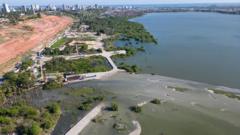 Vista aérea da mina da Braskemdicas de palpites de futebolMaceió