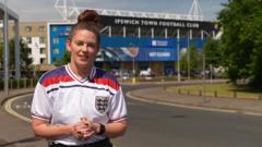 Fans in Ipswich ready for Mexico v England