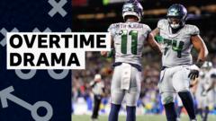 Seahawks beat Rams in overtime to seal play-off place