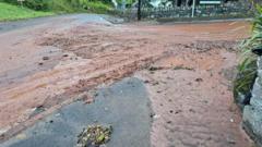 Clean-up under way after flooding hits South West
