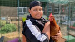 'If I'm frustrated by school, farm calms me down'