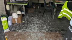 Village hall flooded in break-in during renovation