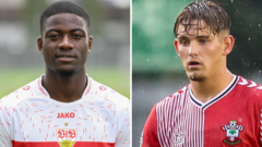 Reading sign striker Ballard & defender Mola