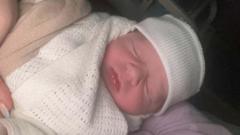 Baby born at petrol station on way to hospital