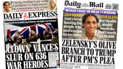 The Papers:  ‘Vance’s slur’ and ‘Entry level hosting’