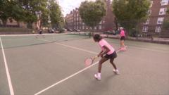 Charity serves up tennis lessons to London pupils