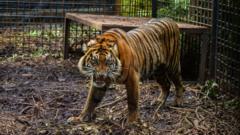 File image of a Sumatran tiger