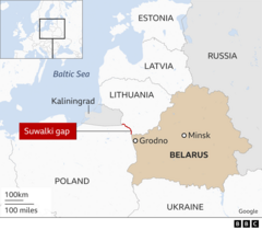 Why are tensions mounting on the Belarus-Poland border? - BBC News