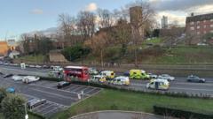 Boy, 14, stabbed to death on London bus