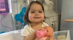 'Thriving' three year old facing second life-changing transplant