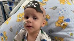 Nurse's training a 'blessing and curse' after son, 3, diagnosed with rare cancer