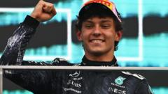 Antonelli wins to become youngest title leader