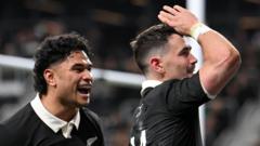 All Blacks beat France in thrilling Nations Championship opener