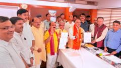 मध्य प्रदेश से राज्यसभा की तीनों सीटों पर बीजेपी के उम्मीदवार निर्विरोध जीते