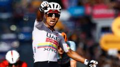 Narvaez wins Giro stage three days after huge crash