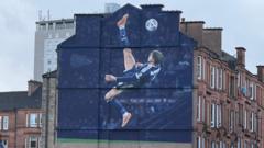 McTominay overhead kick captured in Glasgow street mural