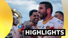Catalans earn thrilling golden point win v Trinity