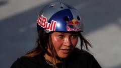 Brown, 14, wins World Skateboarding Tour opener