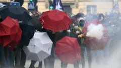Демонстрация в Ренне