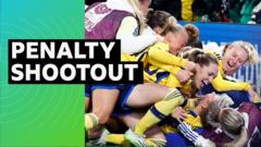 Watch the full penalty shootout as Sweden beat USA