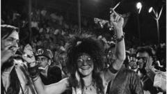 Janis Joplin curtindo o Carnaval carioca