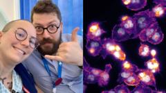 'Breast cancer cell images show beauty in all'