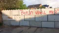 Concrete barrier ordered to be removed