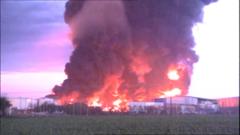 The first 999 call made after Buncefield explosion