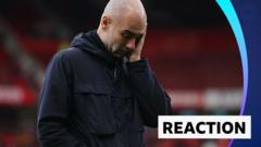 'The right team won' - Guardiola on derby defeat
