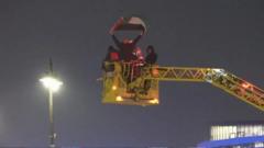 Man arrested after climbing Big Ben at Palace of Westminster