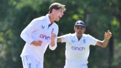 Vaughan takes five as England U19s close on victory