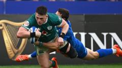 Ireland's title hopes end despite bonus-point win in Italy