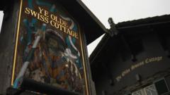 Historic Ye Olde Swiss Cottage pub calls time