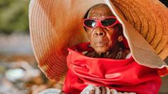 Grandma with chunky sunglasses becomes unlikely fashion icon