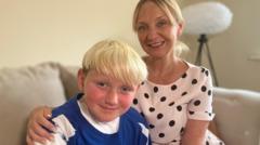 Use suncream you know, warns mum after son's surgery