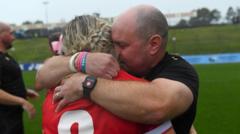 Is Lynn Celebrating Wales&#039; Stunning Victory Over Australia?