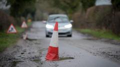 £18bn needed to fix England and Wales potholes, road surfacing experts estimate