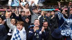 Watch: Southend United fans react to FA Trophy win