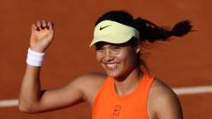 Raducanu still ‘finding feet’ but wins again on clay
