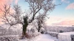 Snow and ice warning issued across parts of Wales