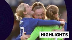 Everton record first ever WSL win over Man City