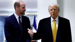 Donald Trump says Prince William 'looks better in person'