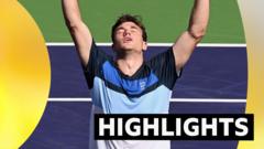 Draper beats Rune in Indian Wells final – highlights