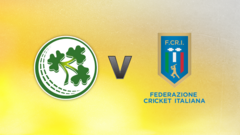 Ireland v Italy - third T20 scorecard (external site)