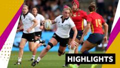 Defending champions New Zealand start with win over spirited Spain